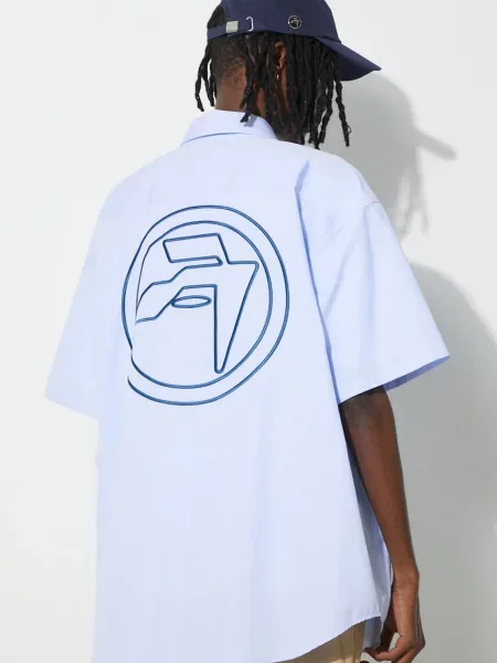 Классическая ошейниковый рубашка Ambush в полоску