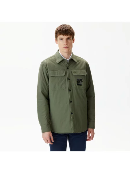 Рубашка Lacoste зеленая