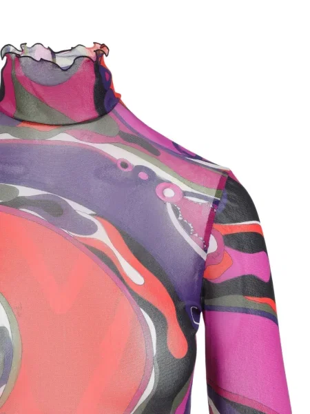 Rochie Pucci cu imagine de costum violet
