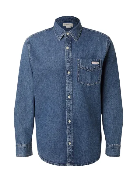 Calvin Klein Jeans Srajca moder denim modra