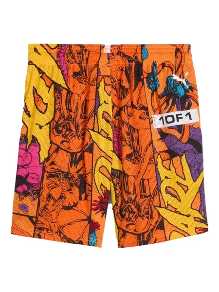 Baschet pantaloni scurți Puma portocaliu