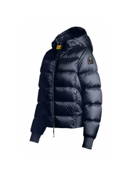 Krótka kurtka Parajumpers z kapturem niebieska
