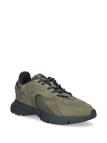 Sneakerși Lacoste cu autograf verde