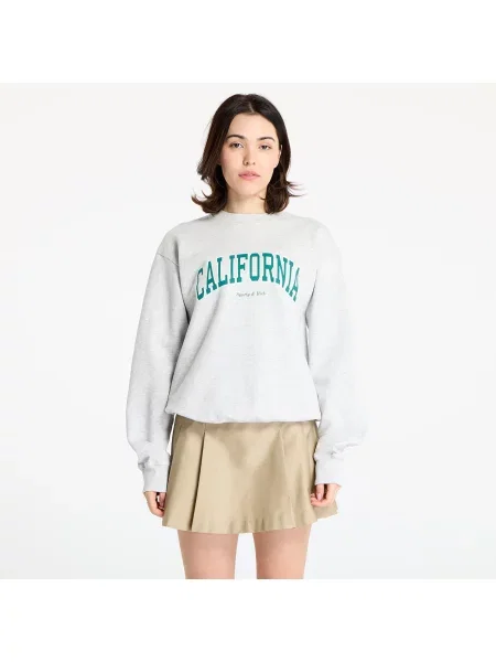 Hanorac Sporty & Rich California Crewneck Heather Gray XS