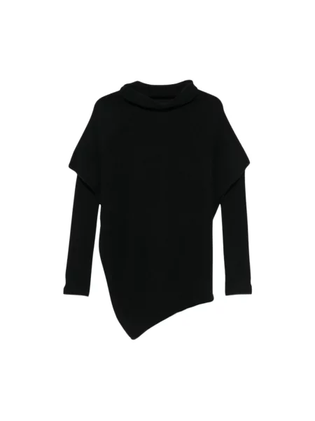 Lniany sweter Vanisé czarny