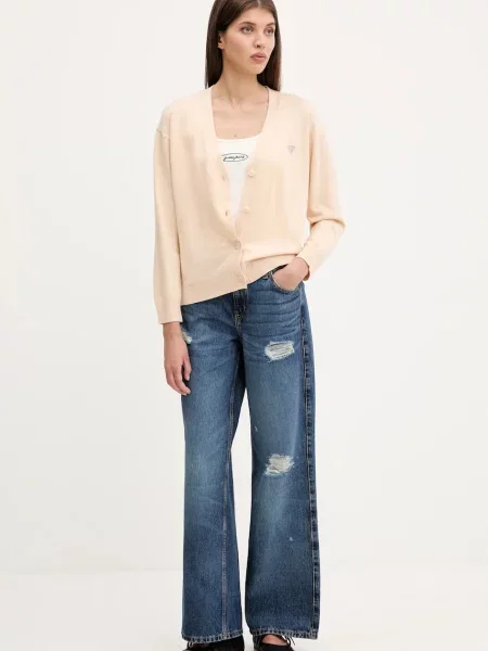 Топ Guess Jeans бежевий