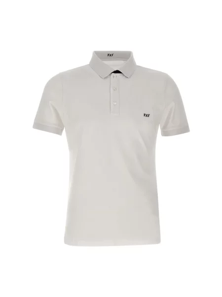 Koszulka polo Fay biała