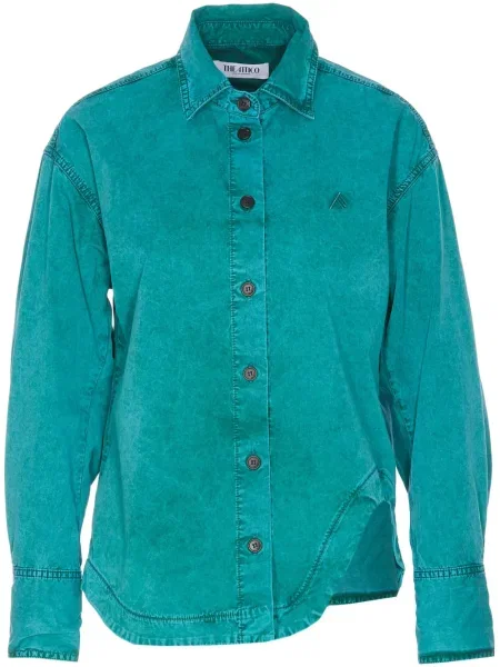 Geacă The Attico cu broderie verde