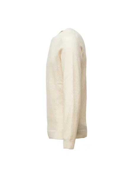 Dzianinowy sweter Zanone biały