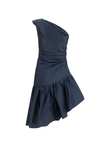Rochie Sara Roka cu un umăr gol albastru