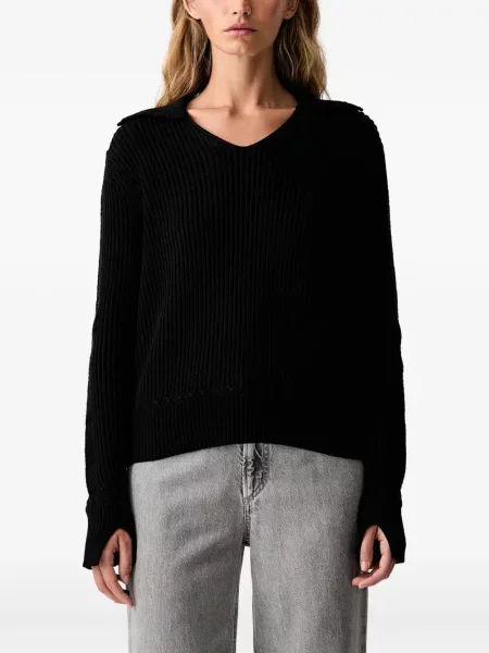 Gulerat pulover Armani Exchange negru