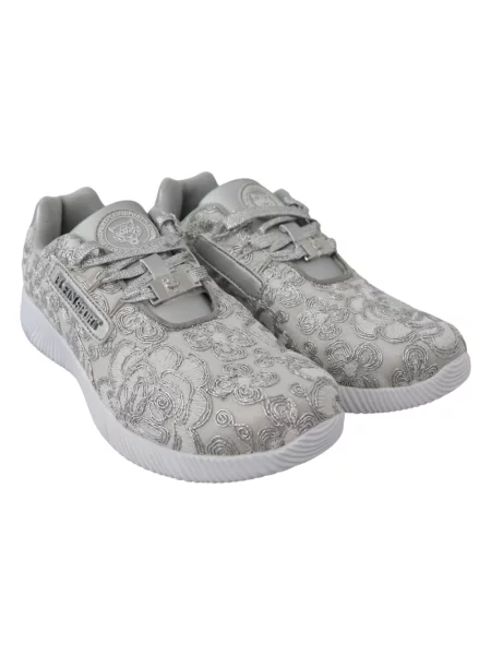Sneakersy Plein Sport w kwiatki szare