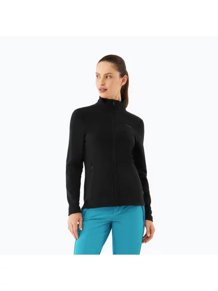 Bluză fleece pentru femei Viking Tesero black negru