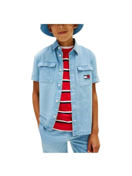 Košeľa Tommy Hilfiger modrá