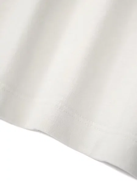 Tricou Lady White Co. cu decolteu rotund alb
