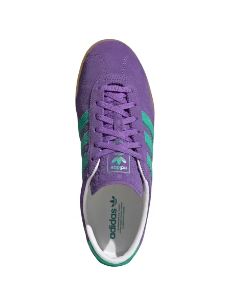 Top Adidas cu dungi violet