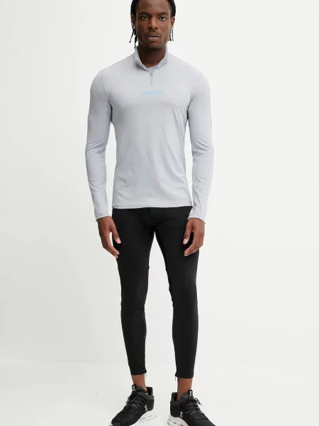 Calvin Klein Performance Majica z dolgimi rokavi za vadbo siva