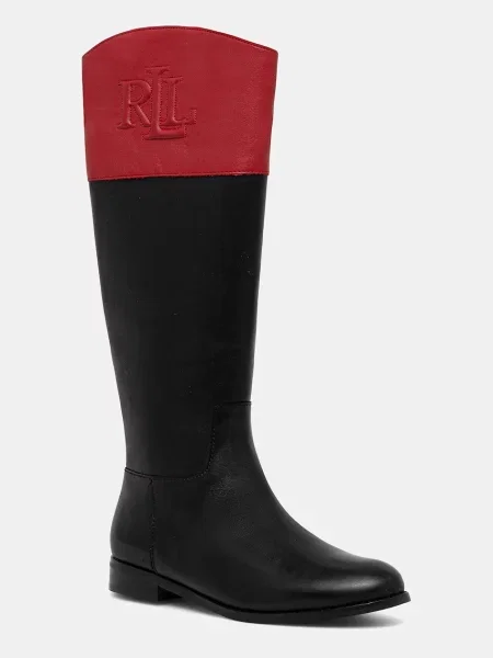 Lauren Ralph Lauren ghete de piele Justine II negru