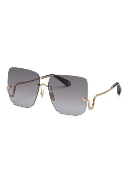 Ochelari de soare Roberto Cavalli cu model piele de șarpe