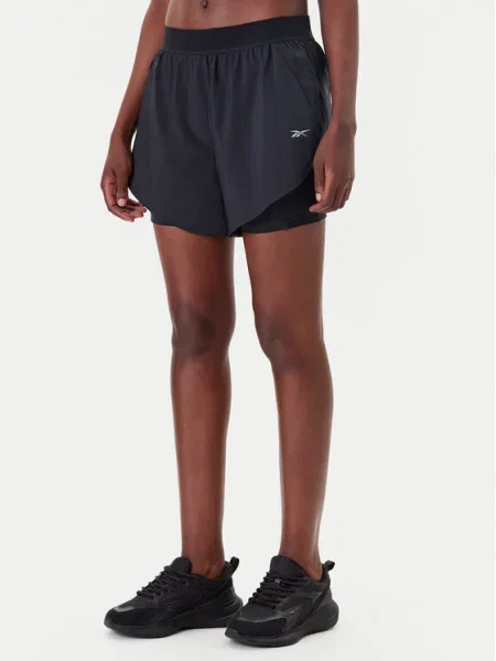 Reebok Pantaloni scurți sport Running negru