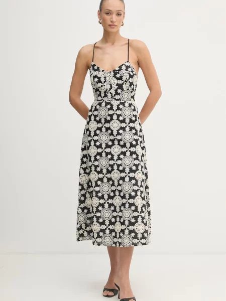 Fracomina sukienka letnia czarna