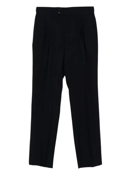 Pantaloni Paul Smith de lână plisate negru