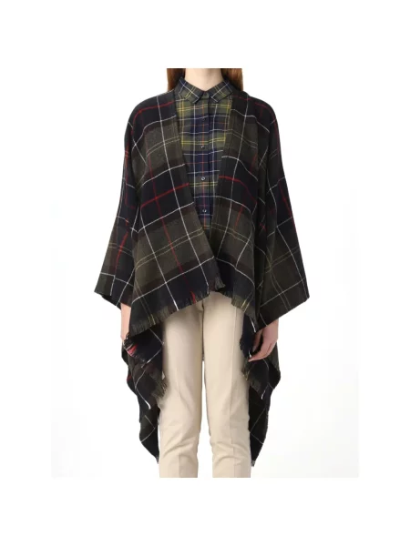 Barbour Peleryna Staffin Serape gruen zielony