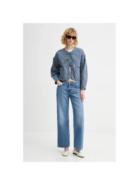 Levi's kurtka RUE LINER JACKET niebieska