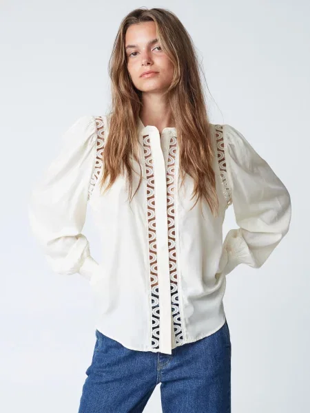Co'couture Bluză Aila murdar alb
