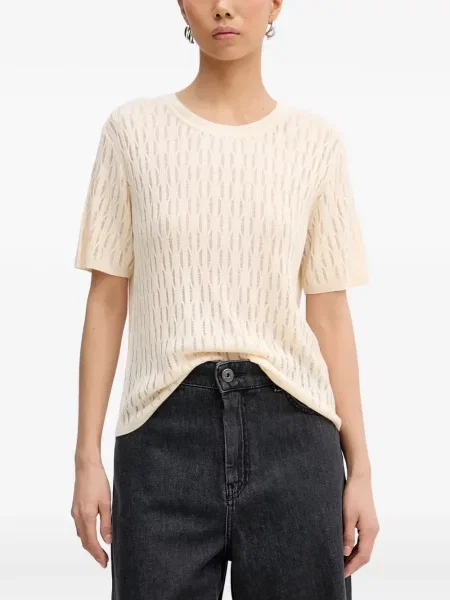 Tricou Patrizia Pepe ajurat