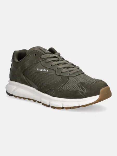 Tommy Hilfiger sneakers OUTDOOR RUNNER MIX verde