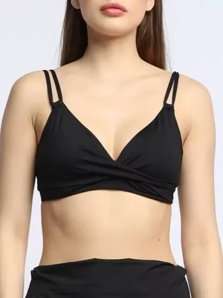 POLO RALPH LAUREN Sutien de baie negru