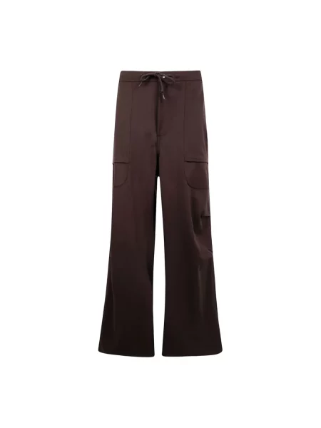 Spodnie cargo Entire Studios wełniane brązowe