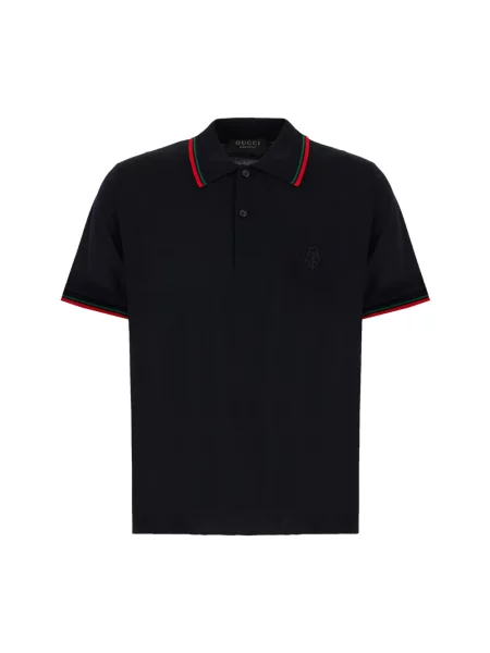 Koszulka polo Gucci niebieska