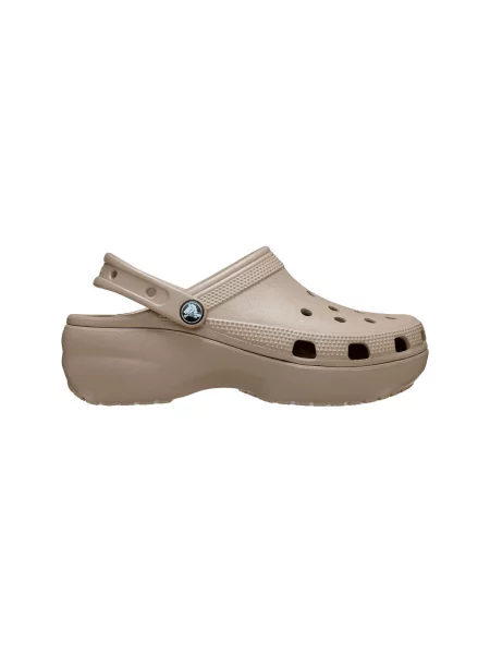 Pantofi Crocs cu platformă clasici bej