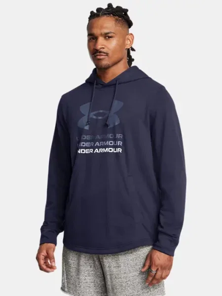 Hanorac Under Armour din material terry albastru