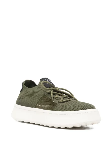 Πλεκτά sneakers Cult με κορδόνια πράσινο