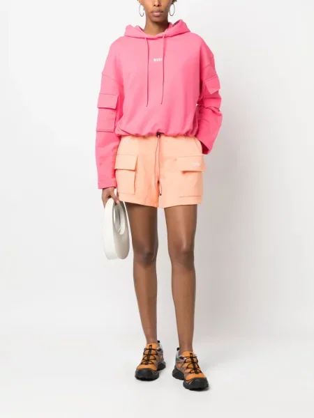 Плетени шорти Msgm оранжево