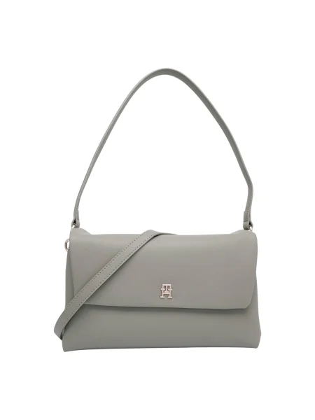 Crossbody torbica Tommy Hilfiger siva