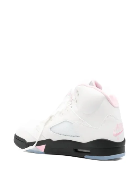 Sneakerși Nike Air Jordan cu șireturi din dantelă gri
