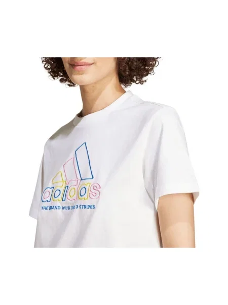 Tricou Adidas cu autograf alb