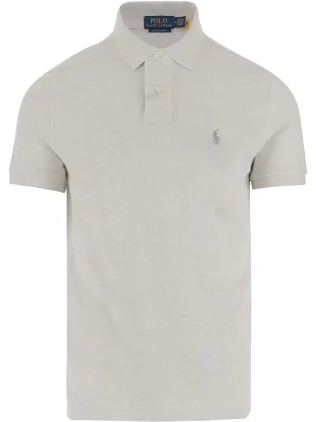 Lanena polo majica Polo Ralph Lauren ružičasta