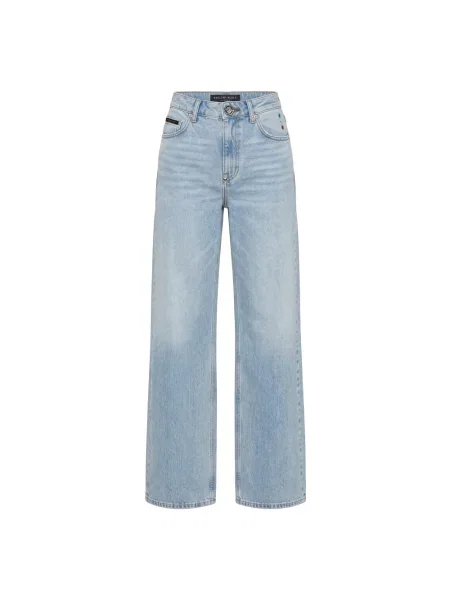 Jeansy Philipp Plein niebieskie