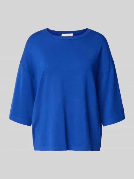 T-shirt z mieszanka model Conny' Free/quent niebieska