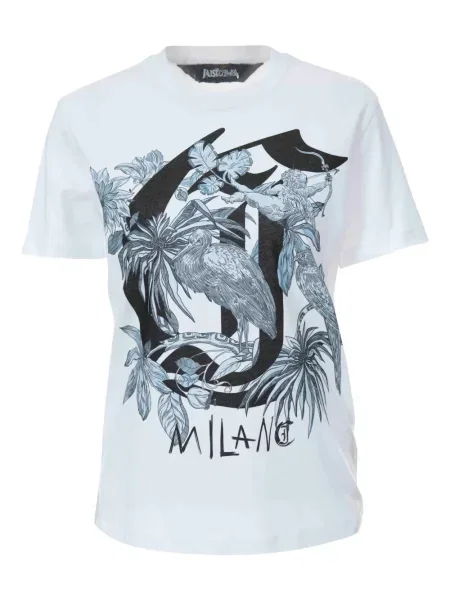 Tricou Just Cavalli alb