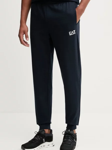 Спортивні штани Emporio Armani з принтом чорний