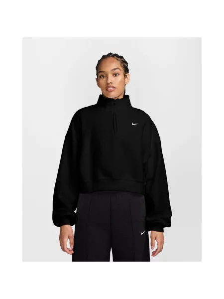 Bluza Nike Studio Fleece Plush Half Zip S czarny