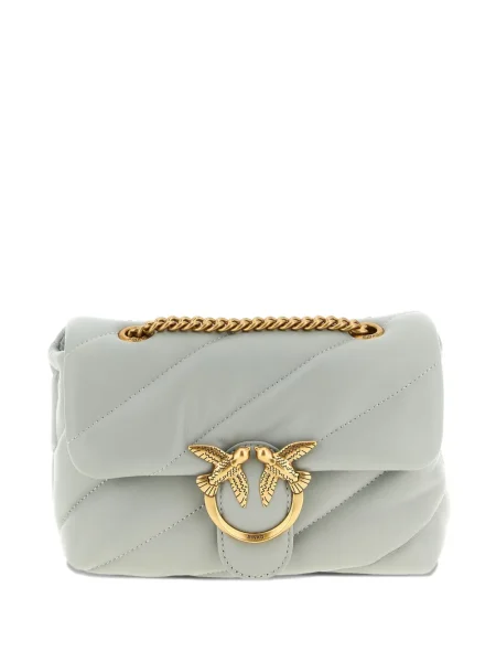 Pikowana mały torebka crossbody Pinko szara