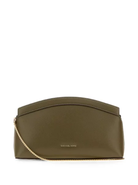 Rucsac Michael Michael Kors cu imagine din piele verde