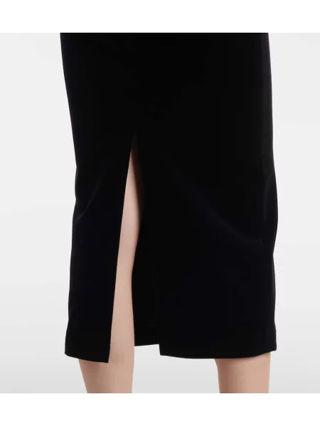 Rochie Alex Perry de catifea de costum negru